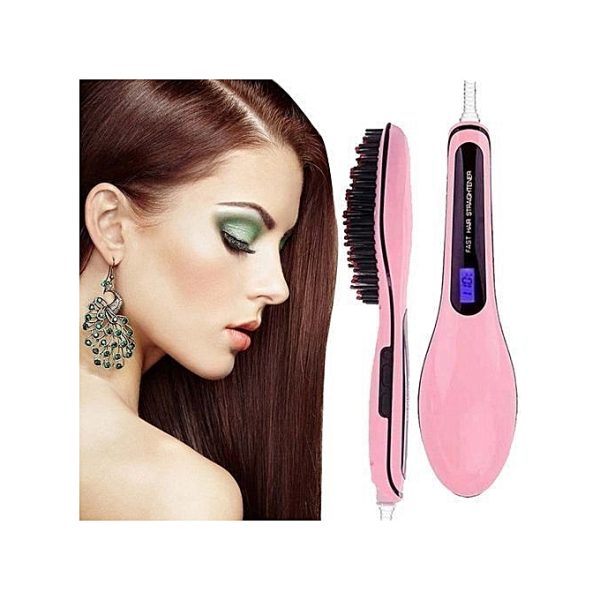 Professional Hair Straightener Comb Brush