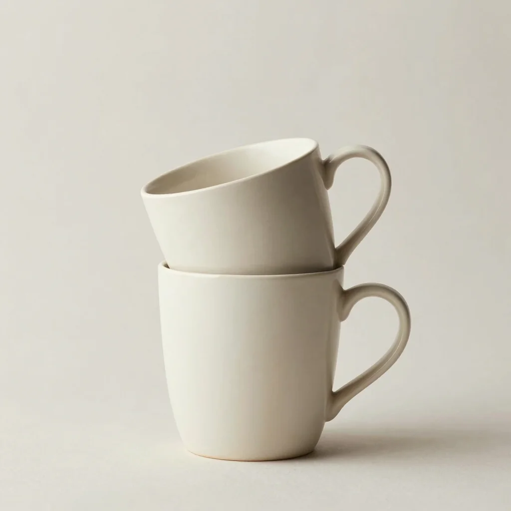 Stoneware Table Pair